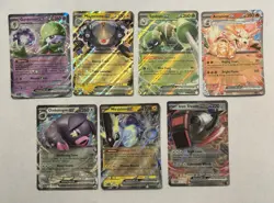 7 Card Pokemon Scarlet & Violet Base Set Ex Lot Near Mint Condition - Image 1