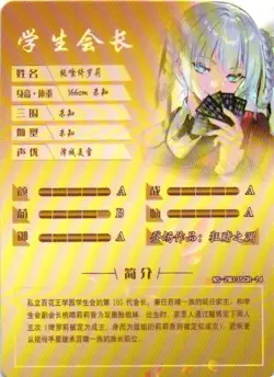 KIRARI MOMOBAMI SCR NS-2M13MSCR-14 Goddess Story Anime Collectible Card - Image 2