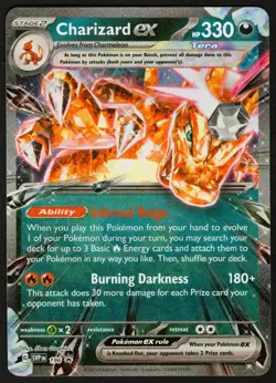 Pokemon Charizard ex 196 Sv: Scarlet & Violet Promo Cards Holo - Image 1