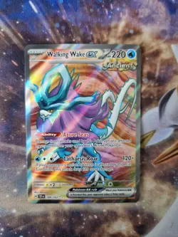 Walking Wake EX EX 189/162 Holo Ultra Rare S & V Temporal Forces Pokemon Card - Image 1