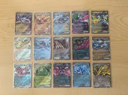 Pokemon TCG Japanese Ex Lot 15 Cards Mixed Set No Duplicates Nm/m #2 - Image 1
