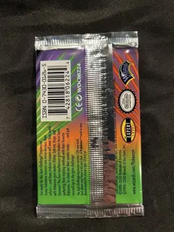 1st Edition Gym Challenge Koga Pokemon Card Booster Pack (New Sealed) - Image 2