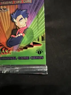 1st Edition Gym Challenge Koga Pokemon Card Booster Pack (New Sealed) - Image 5