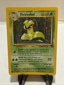 Victreebel 14/64 Pokemon Card TCG Jungle Unlimited Holo LP - Image 1
