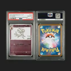 2023 POKEMON JAPANESE SV-P PROMO YU NAGABA X POKEMON CARD #070 SYLVEON PSA 10 - Image 3