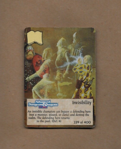 1994 TSR Spellfire Master the Magic Invisibilty 1st Edition Rare Card NM/MT - Image 1