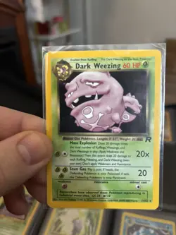Dark Weezing 14/82 Team Rocket Holo Rare Pokemon Card - Image 1