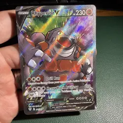 Rhyperior v Darkness Ablaze Holo Card 181/189 Full Art Ultra Rare Near Mint - Image 5
