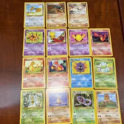 Pokemon 15 Cards Lot Vintage - Image 1