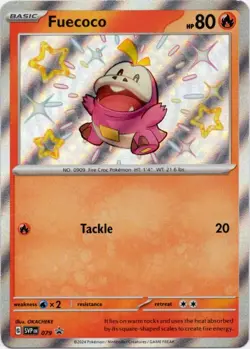 Fuecoco 079 Sv: Scarlet & Violet Promo Cards Holo - Image 1