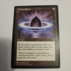 Lotus Petal Tempest MTG Regular Near Mint (NM) Magic the Gathering never played! - Image 1