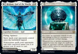 1 x Reidane, God of the Worthy // Valkmira, Protector's Shield - Foil - Kaldheim - Image 1