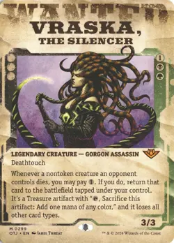 MTG Vraska, The Silencer (0299) *Non-Foil* Showcase Outlaws Thunder Junction NM - Image 1