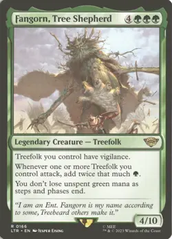 MTG Fangorn, Tree Shepherd (0166) *Non-Foil* Lord of the Rings MT/NM Free Ship - Image 1