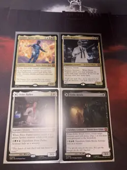 MTG Spider-Man Lot! Edie Brock, Cosmic Spider-Man, Peter Parker, And Negative - Image 3