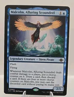 Malcolm, Alluring Scoundrel MTG The Lost Caverns of Ixalan Regular - Image 1