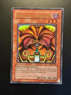 Yu-Gi-Oh! TCG Exodia the Forbidden One LOB-124 Unlimited Ultra Rare LP - Image 2