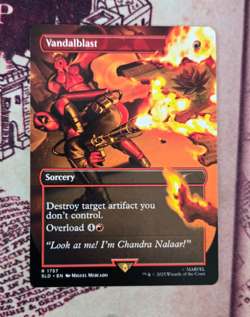 MTG Vandalblast Deadpool Secret Lair NM - Image 1