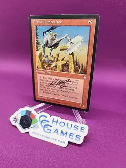 Orcish Lumberjack Ice Age Signed Vintage Dan Frazier MTG Magic *CCGHouse* - Image 2