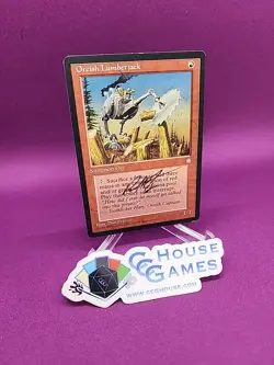 Orcish Lumberjack Ice Age Signed Vintage Dan Frazier MTG Magic *CCGHouse* - Image 3