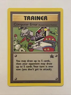Pokemon TCG Computer Error Black Star Promo Card #16 Trainer Card - Image 1