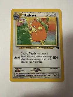 Pokemon TCG Raticate Regular 6/18 Southern Islands Excellent Condition - Image 1