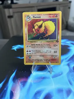 Pokemon TCG Flareon Jungle 3/64 Holo Unlimited Holo Rare - Image 2
