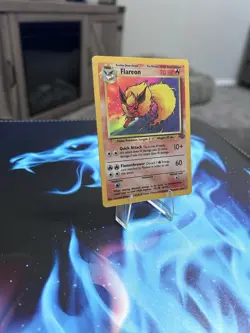 Pokemon TCG Flareon Jungle 3/64 Holo Unlimited Holo Rare - Image 3