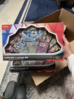 Lot of 2🔥Pokemon Lugia Ex Latias Ex Premium Collection✅10 Packs Mega & DR - Image 1