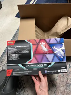 Lot of 2🔥Pokemon Lugia Ex Latias Ex Premium Collection✅10 Packs Mega & DR - Image 3