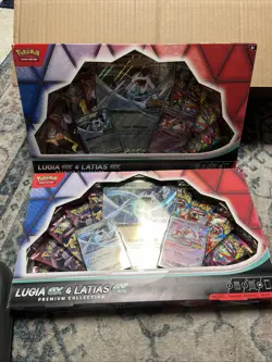 Lot of 2🔥Pokemon Lugia Ex Latias Ex Premium Collection✅10 Packs Mega & DR - Image 4