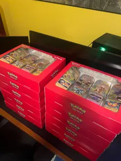 12 POKEMON TCG 151 TIN COLLECTION 4-PACK MINI TINS SAMS CLUB EXCLUSIVE SEALED - Image 1