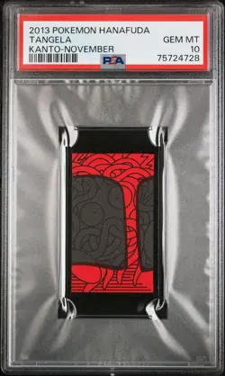 PSA 10 Tangela Pokemon Hanafuda Kanto Japanese 2013 - Image 1