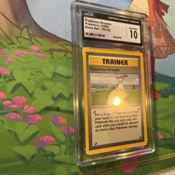 Pokemon TCG CGC 10 GEM MINT Pokemon Breeder 76/102 RARE Base Set - Image 2