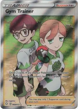 GYM TRAINER 068/072 SHINING FATES POKEMON (FULL ART, NM) - Image 1