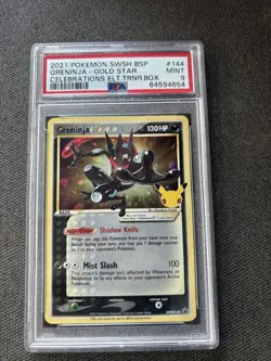 2021 POKEMON SWSH BLACK STAR PROMO #144 GRENINJA-GOLD STAR PSA 9 Lot Of 2 - Image 2