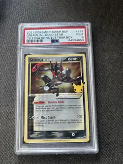 2021 POKEMON SWSH BLACK STAR PROMO #144 GRENINJA-GOLD STAR PSA 9 Lot Of 2 - Image 3