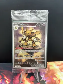 Mega Evolution Pokemon Center Stamped Black Star Promo Alakazam 009 SEALED - Image 1