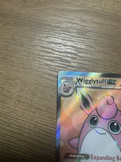 Pokemon TCG Wigglytuff EX 187/165 Scarlet and Violet 151 Full Art Ultra Rare - Image 3