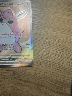 Pokemon TCG Wigglytuff EX 187/165 Scarlet and Violet 151 Full Art Ultra Rare - Image 4
