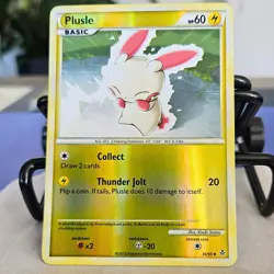 Plusle Unleashed Reverse Holo Pokemon TCG 36/95 HeartGold & SoulSilver Uncommon - Image 1
