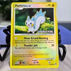 PACHIRISU LV. 23 35/130 2007 POKEMON DIAMOND & PEARL REVERSE HOLO RARE - Image 1
