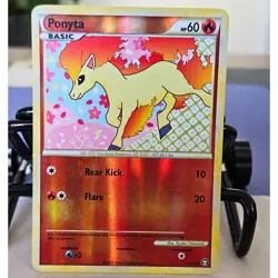 Ponyta 72/102 Triumphant REVERSE Holo 2010 Pokemon - Image 1