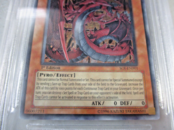 BGS 8.5 Uria Lord of Searing Flames SOI-EN001 1st Ultimate Rare YuGiOh English - Image 4