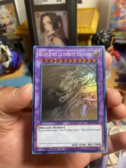 Yugioh Blue-Eyes Ultimate Dragon GFP2-EN181 Ghost Rare 1st Edition LP - Image 1