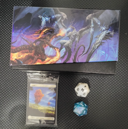 Magic The Gathering Final Fantasy Gift Bundle Dice Lands Card Box No Packs - Image 2