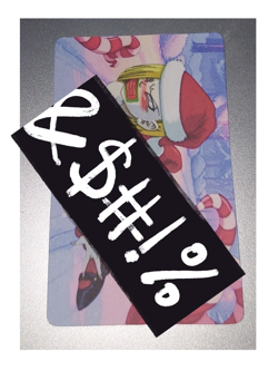dragon ball Android 18 Christmas hentai waifu card - Image 1