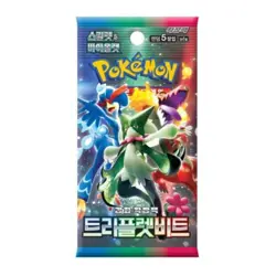 Pokemon Card Game Scarlet &Violet Triplet Beat Enhanced Booster Korean Version - Image 2