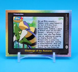 Pokemon Card - Challenge of the Samurai EP4 - TV Animation - Topps Series 2 - Image 3