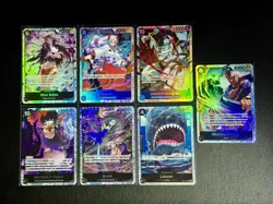 Bandai One Piece TCG SR English 7 Card Lot NM - Image 1